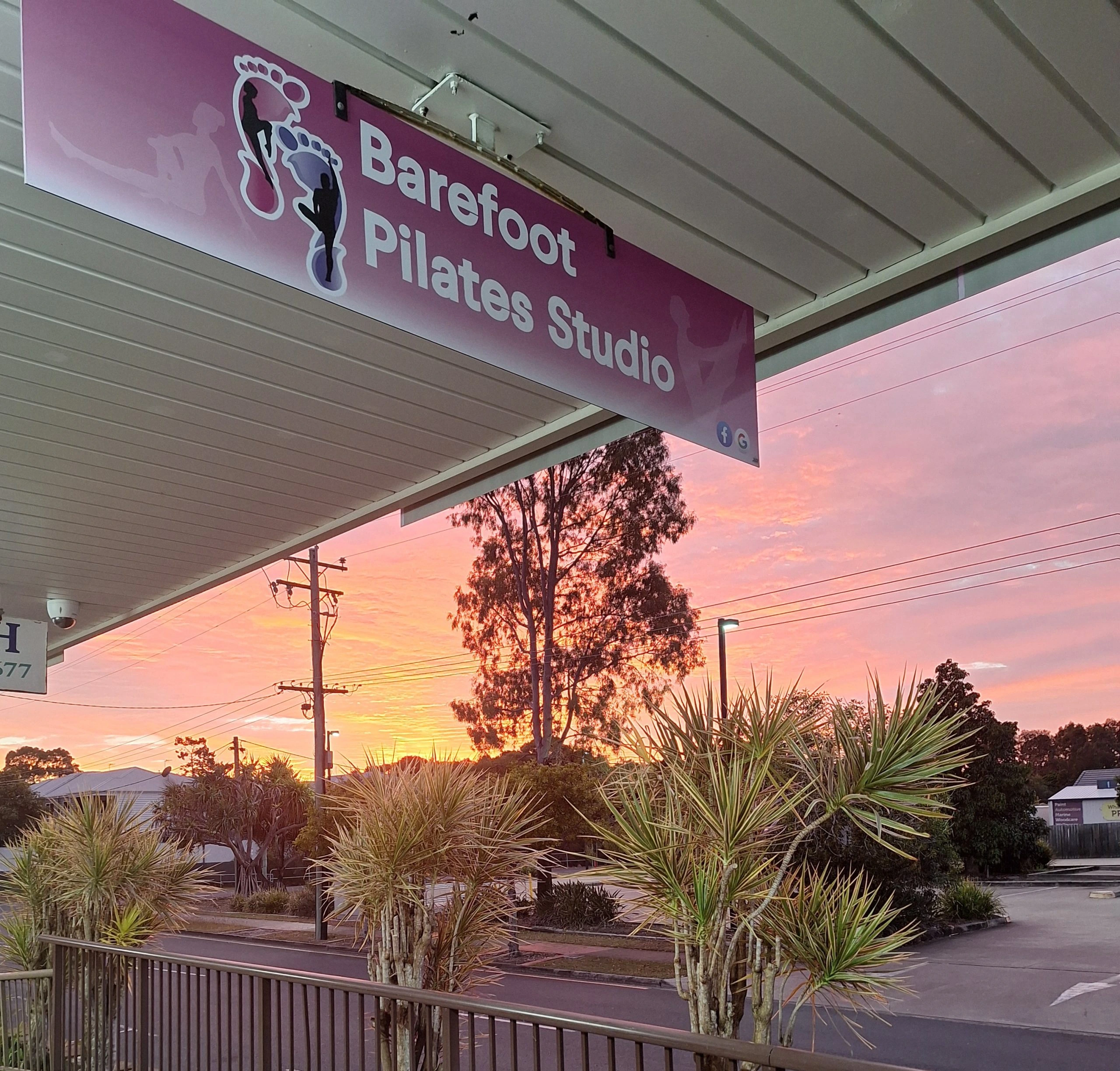 barefoot pilates studio footer